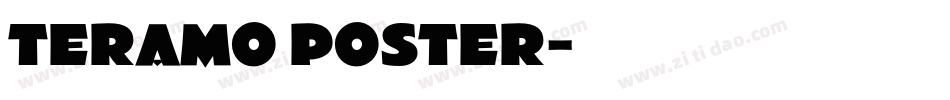 Teramo Poster字体转换